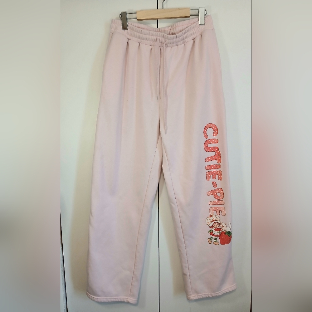 Vinyl Icon x Strawberry Shortcake “Cutie Pie” Pink Sweatpants Women’s Lg Rare